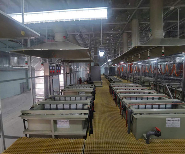 Automatic and manual production line for aluminum oxide